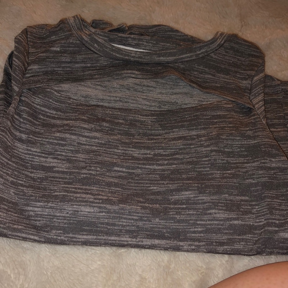 Long sleeve Grey top size M